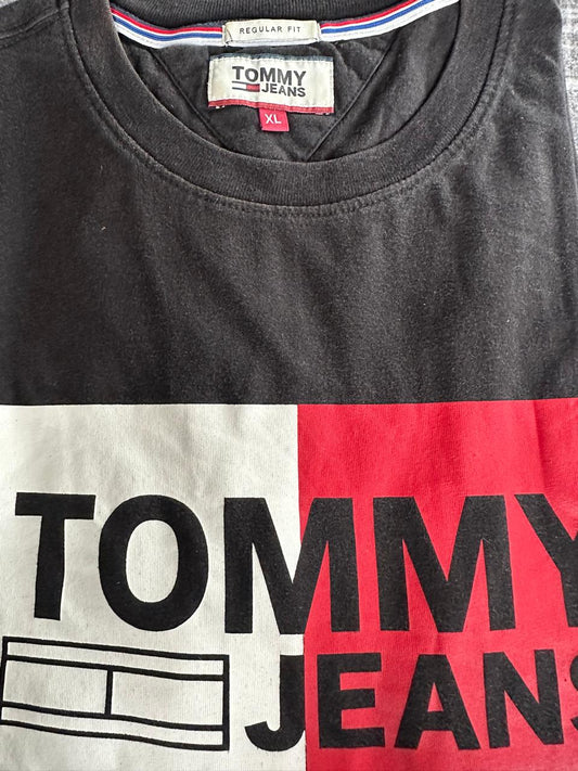 Tommy Jeans Black T Shirt Taille XL