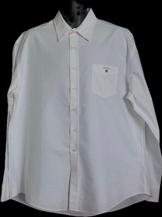 Gant Chemise Manche Longue Couleur Blanche Taille 2XL