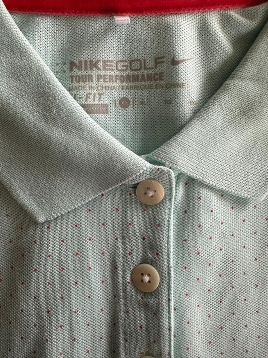 Nike Golf Polo The Wilderness at Portune Bay Vert Clair Taille M