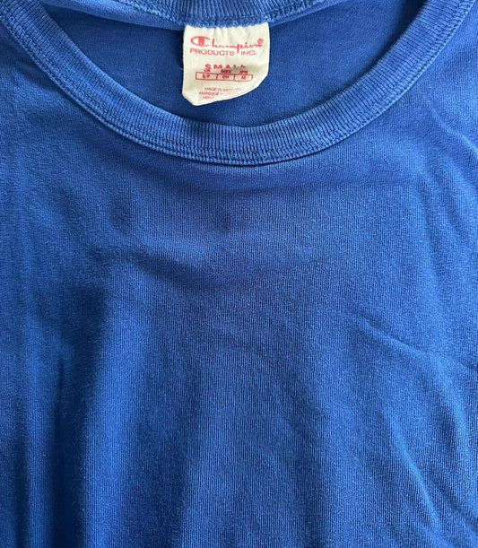 Champion T Shirt Bleu Taille Small