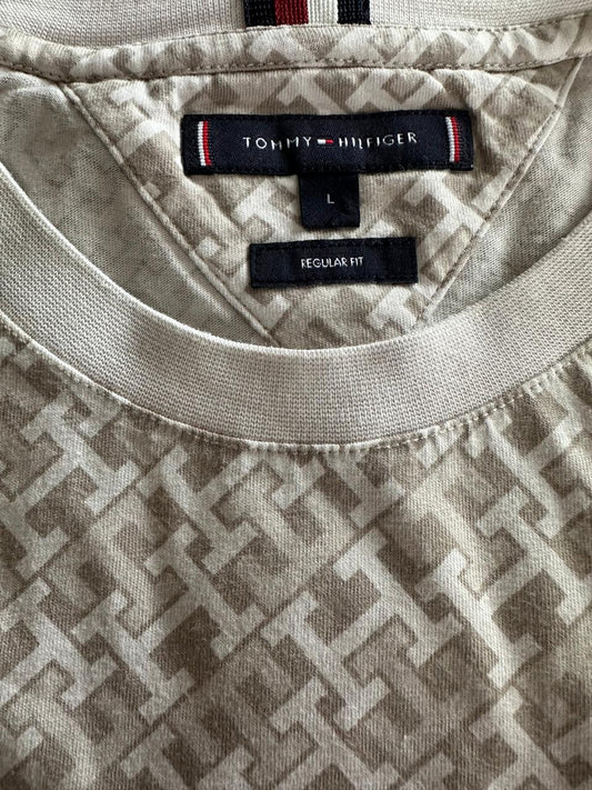 Tommy Hilfiger T Shirt L Beige