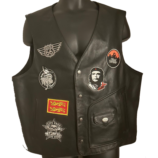 Harley Davidson Edition Rare Veste en cuir sans manche taille XL
